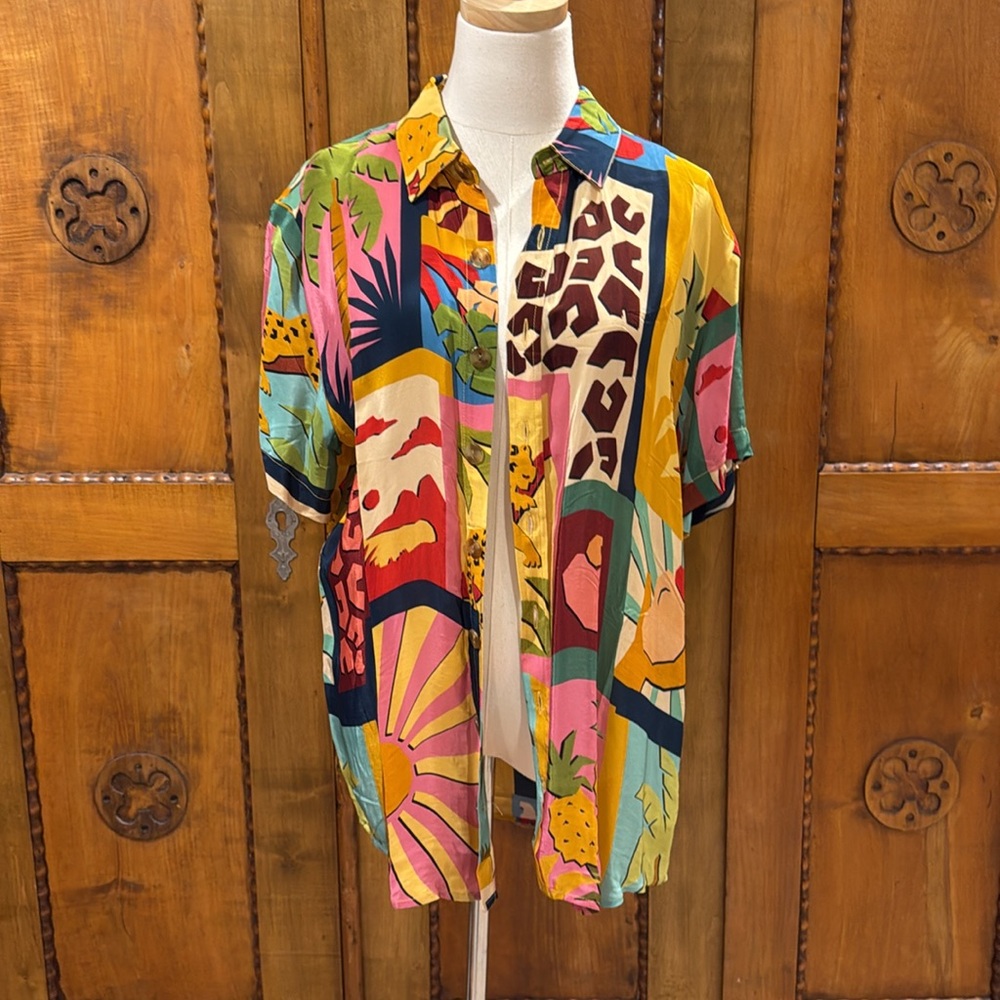 Farm Rio button down shirt - Picture 2 of 14